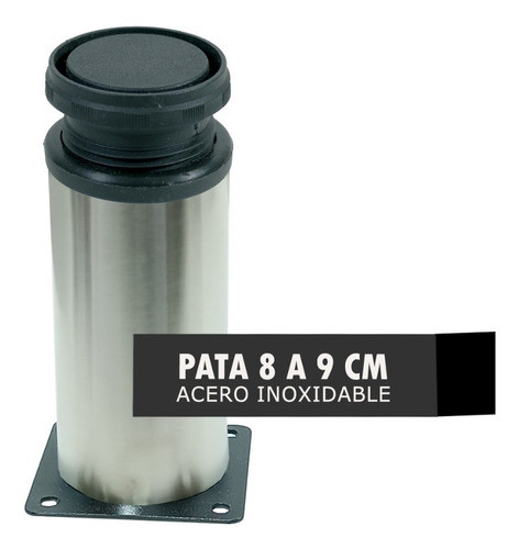 Pata Acero Inoxidable Regulable En Altura 8 Cm A 9 Cm X Unid 0