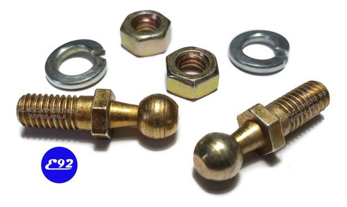 Juego 2 Conectores Varillas De Acelerador - Rosca 6x1 1