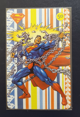 Cartão Telefônico Telefônica: Super Homem. Cartão 7 De 20. 0