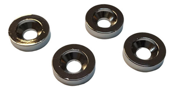 Pack X4 Bujes Cool Parts Hb10 Cr Sujeta Mango Cromado 0