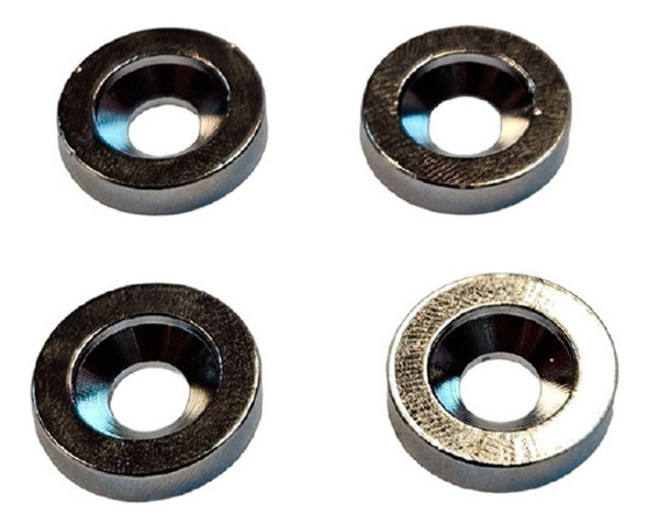 Pack X4 Bujes Cool Parts Hb10 Cr Sujeta Mango Cromado 0