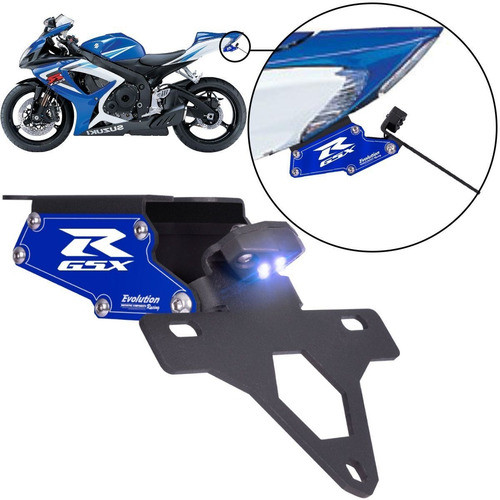 Portamatricula Suzuki Gsxr 750 14/16 Mk Motos 0