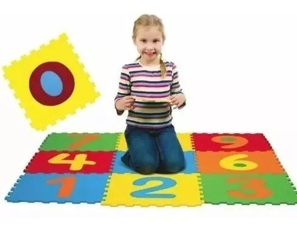 Tapete De Atividades Educativo Infantil 10 Pecas 29 X 29 Cm 1
