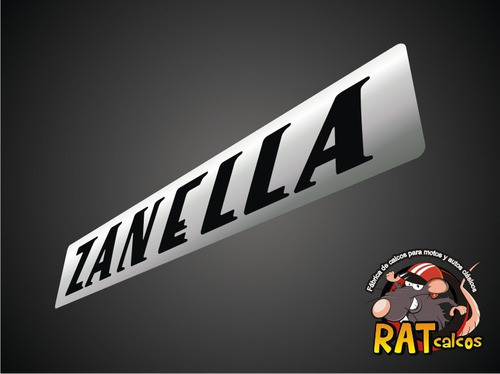 Calcos Para Moto Zanella / Tanque 180 / Kit X 2 0