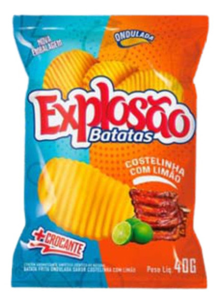 Batata Costelinha C/limão 20 Unidades 40gr Explosao 0