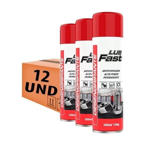 Desingripante Antiferrugem Lubfast 300ml 12 Unidades 0