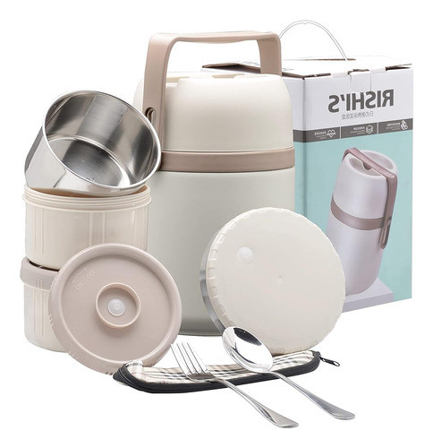 Sanqiahome Tarro De Alimentos Aislado Al Vacío De Acero Inox 0