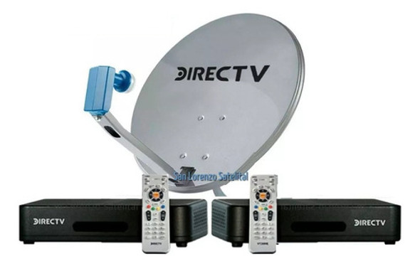 Kit Directv Prepago Antena 60 Cm + 2 Decodificadores Full Hd 0