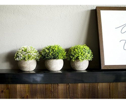 Mini Plantas Artificiales De Plástico Opps Única Flor De Hie 0