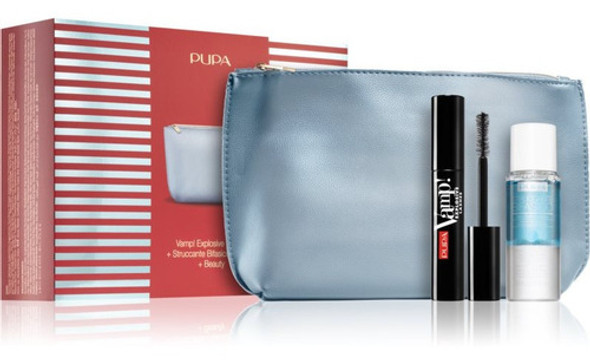 Pupa Kit Vamp! Mascara + Skinny Liner +pochette Nkt Perfumes 0