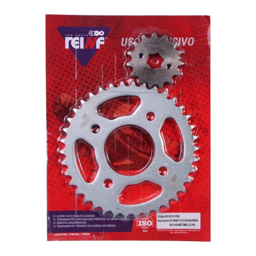 Kit corona Piñon Reinf c23 Guerrero Gc 125 Queen (38/15-428) 0