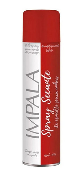 Spray Secante Impala De Esmalte Para Unhas Impala 400ml. 0