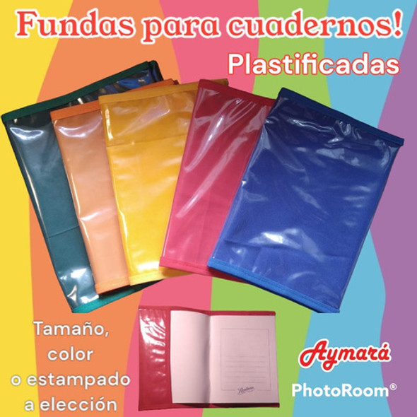 Funda Plastificada Para Cuaderno Monitor 1