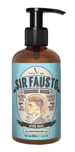 Kit Barberia Crema Afeitar+ After Shave Sir Fausto + Brocha 1