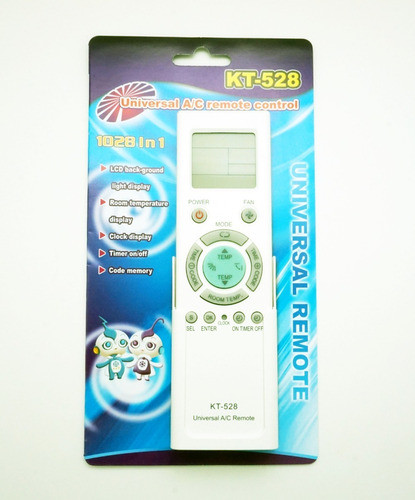 Control Remoto Universal Aire Acondicionado Kt-528 1028 Codi 0