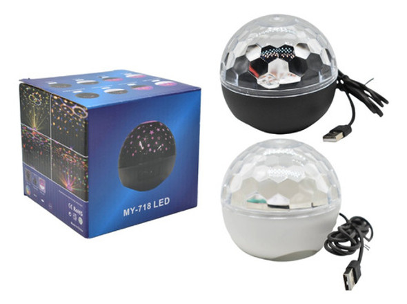 Proyector De Luces Veladora Rgb Fiesta Baile Led Discoteca 0