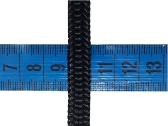 Laço Cordão Fio 10mm 1cm Preto Artesanato Lembranças Ima 1