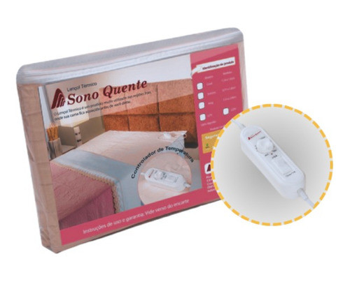 Lençol Térmico King 127v, 10temperaturas, 1,54 X 2,00m 0