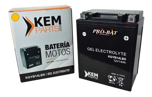 Bateria Yb14l-a2 Gel Kawasaki Klr 650 Ducati Honda Cb750 900 Con Envio 0