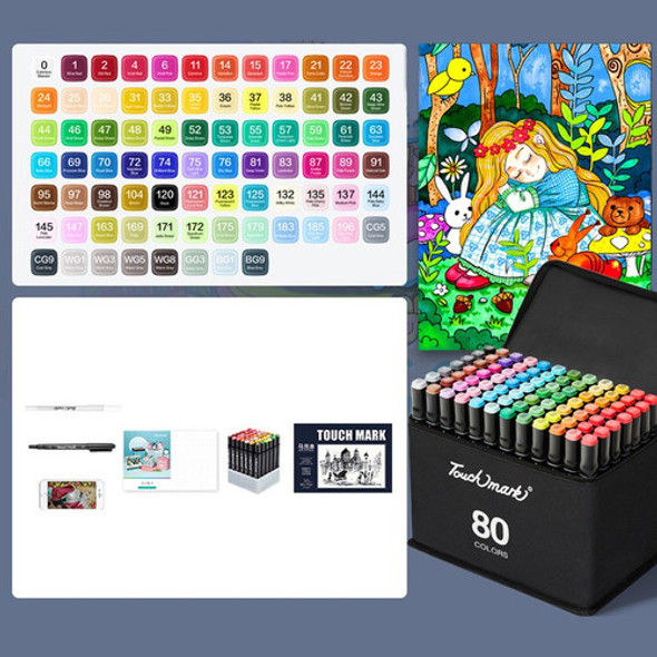 Set De 80 Marcadores Doble Punta En Caja 1 Set De 80 Marcadores Doble Punta En Caja 1