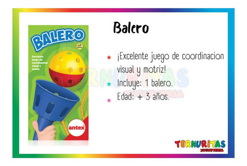 Balero Antex Juguete Coordinación Divertido Niños Plaza 1