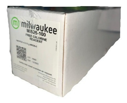 Reactivo Dpd1 Cloro Libre Mi526-100 Milwaukee X 100u 1