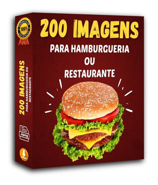 Pack Com 200 Imagens P/hamburgueria Ou Restaurantes Em Jpeg 0