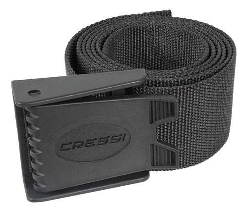 Cressi Nylon Weight Belt W / Hebilla De Plástico, Negro 0