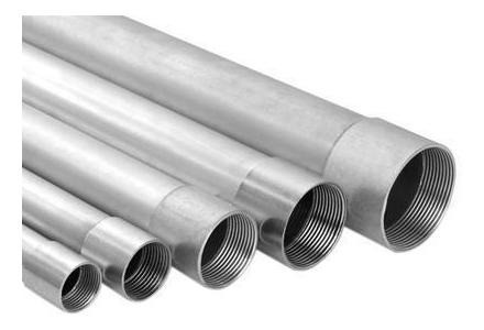 Tubo Eletroduto Metal Galvanizado Leve C/rosca Bsp 4 0