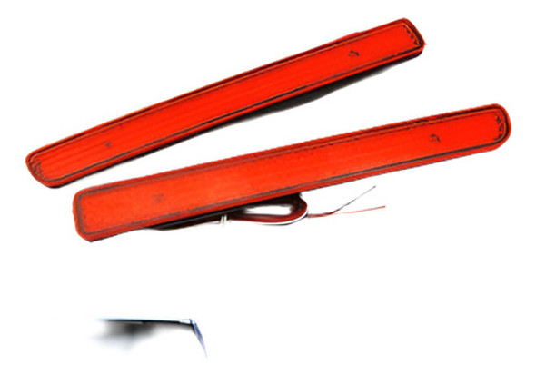 Lente Roja Trasera Led Reflector Paragolpes Freno Parada Luz 0