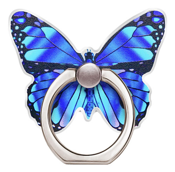 Anillo Para Celular - Mariposa Azul 0 Anillo Para Celular - Mariposa Azul 0