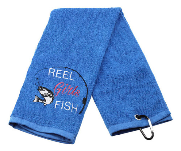 Toalla De Pesca Para Niñas, Con Clip (carrete De Pesca Par. 1