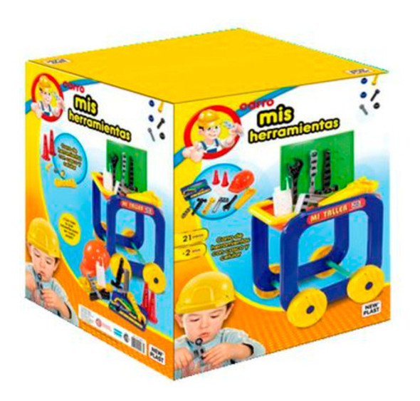 Carrito Mis Herramientas 20pzs En Caja 50x40x40cm - 10614 0