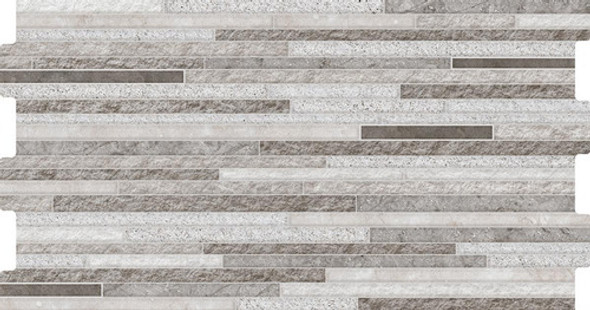 Ceramica Revestimiento Pared Piedra Gris Encastre Troia 0