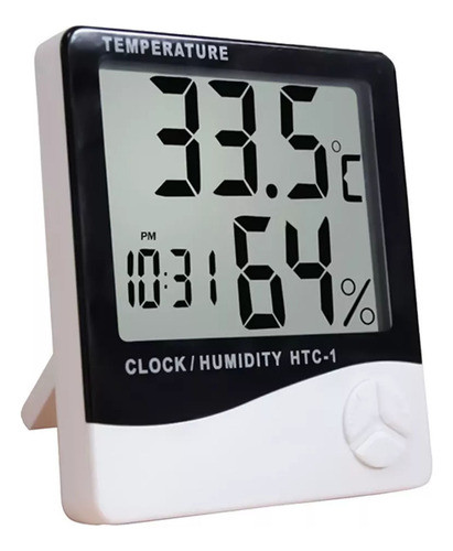 Reloj Termometro Temperatura Higrometro Humedad Alarma 0