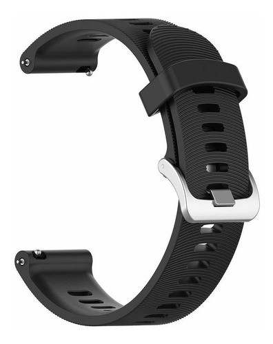 Malla Para Reloj Garmin Forerunner 245 (silicona, Negra) 0