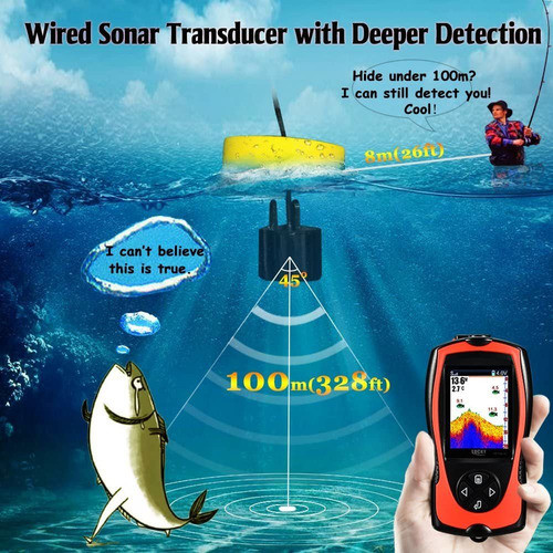 Fish Finder Kayak Fish Finders Localizador De Profundidade D 1
