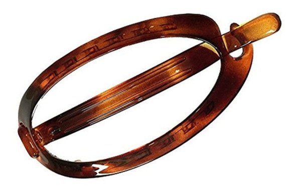Parche Frances Liso Oval Simple Concha De Tortuga Grande Co 0