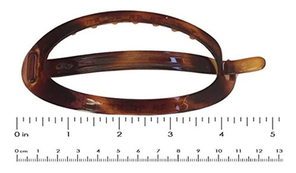 Parche Frances Liso Oval Simple Concha De Tortuga Grande Co 1