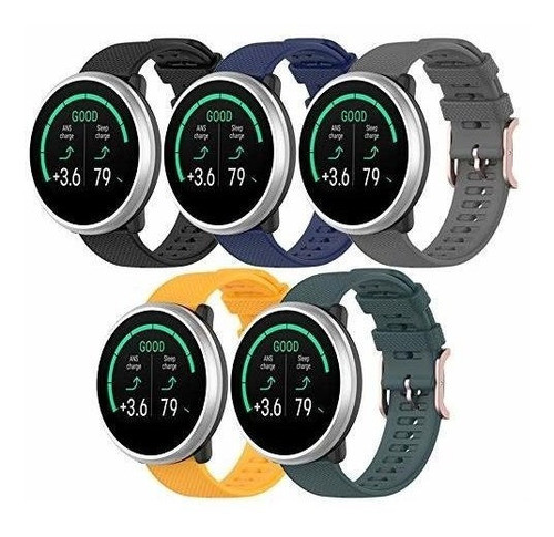Mallas De Silicona Para Polar Unite/ignite Fitnes Watch X 5u 1
