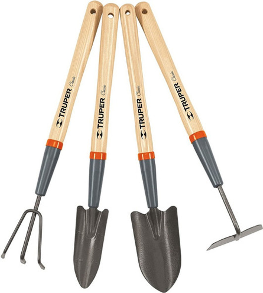 Kit Juego Herramientas Para Jardin 4 Piezas Truper Jj-4l 0