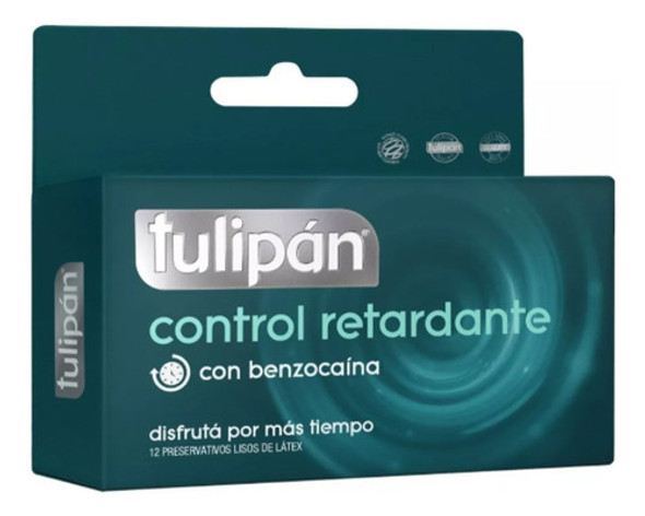 Preservativos Tulipán Control Retardante Caja X 12 Discreto 0