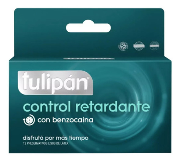 Preservativos Tulipán Control Retardante Caja X 12 Discreto 1