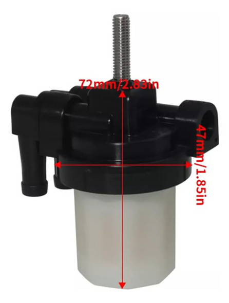 Filtro Nafta Con Trampa Agua 8mm Mercury 30 A 60 Hp Dm Top R 1