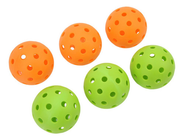 Bolas De Picleball Ocas De Plástico, 6 Peças De Bolas De Pic 0