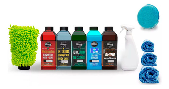 Kit Lavado Premium Super Completo Auto Moto Hadrian Shine N4 0