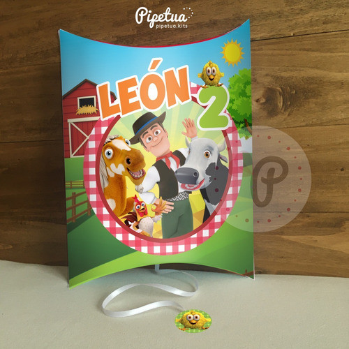 Piñata Granja De Zenon Personalizada Cumple Reino Infantil 1