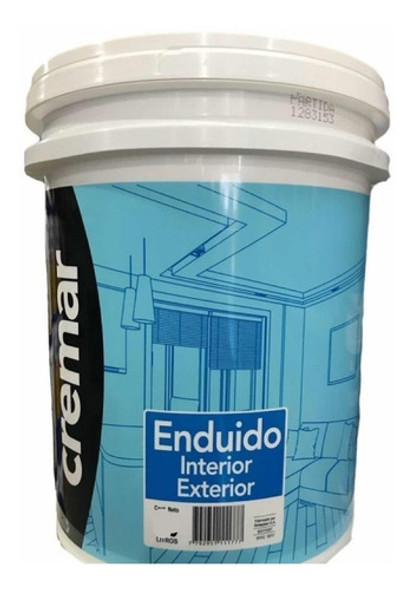 Enduido Interior Exterior Cremar Sinteplast X 20 Litros 0