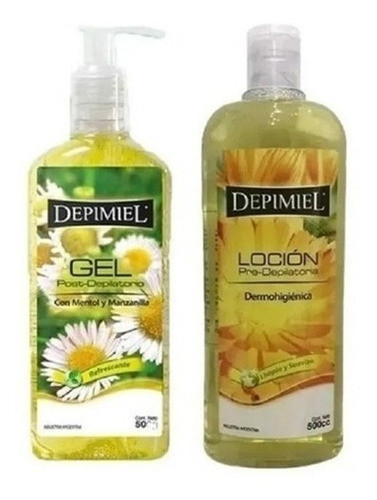 Kit Pre Y Post Depilatorio Depimiel Locion Y Gel Refrescante 0