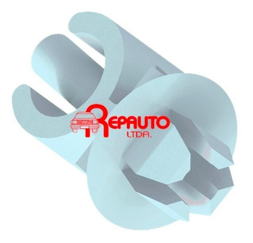 077.p0453 Clips Varilla Capot Volkswagen Gol/ Parati (x2) 0